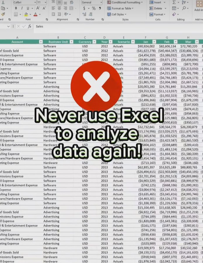 'Revolutionizing Data Handling: AI Tool Outperforms Excel in Efficiency and Accuracy'
