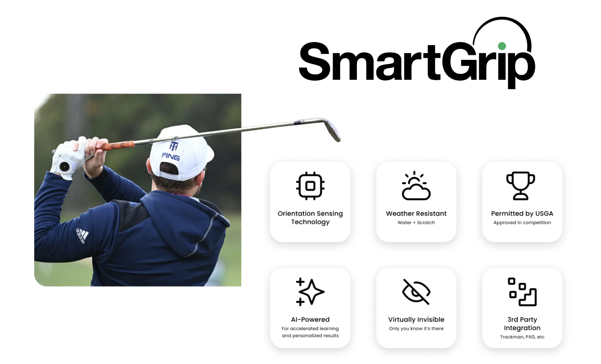 智能握把（SmartGrip）由伞体育（Umbrella Sports）出品：科技增强型高尔夫手套，提升运动表现
