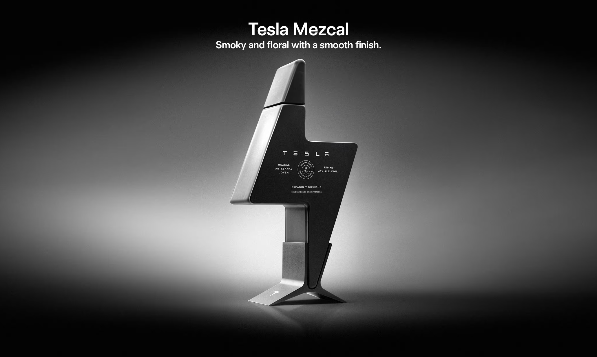 Tesla Launches Premium Mezcal with Unique Flavors and Packaging