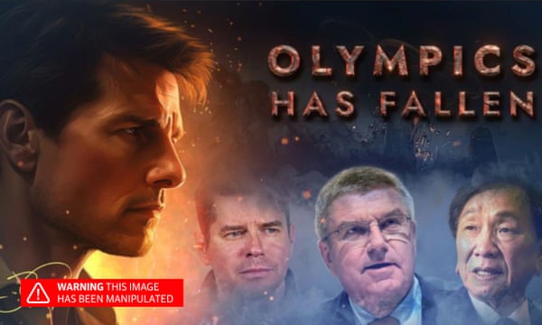 俄罗斯的深度伪造运动针对巴黎奥运会，推出假汤姆·克鲁斯纪录片