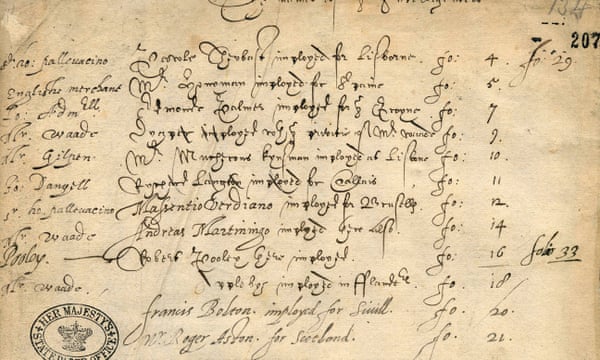 伊丽莎白一世的间谍网络在428年前的文件中被揭露