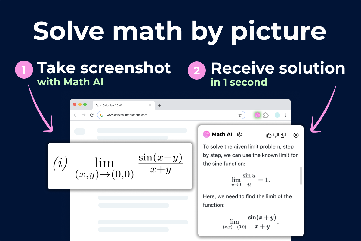 Instant Math Problem Solver with GPT-4 Vision