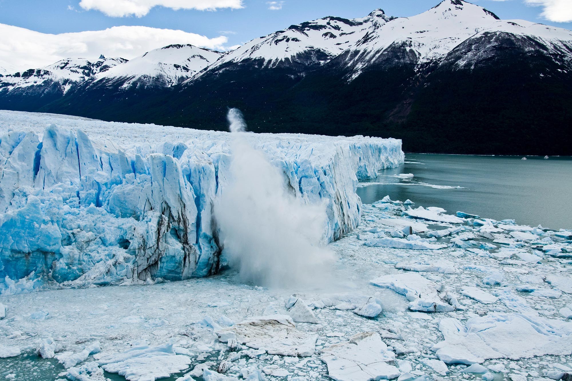 The tropical glaciers of the Andes Mountains are rapidly retreating, the most severe in 11,700 years.