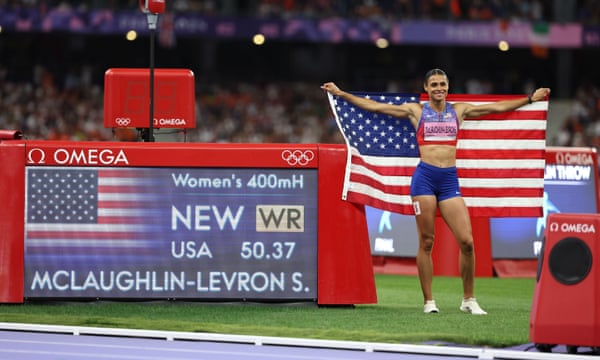 Sydney McLaughlin-Levrone打破400米栏世界纪录