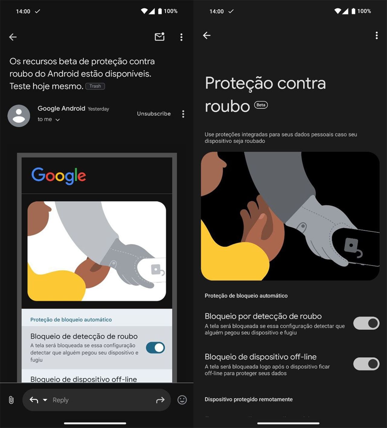 Google launches new anti-theft features in Android 15 in Brazil.