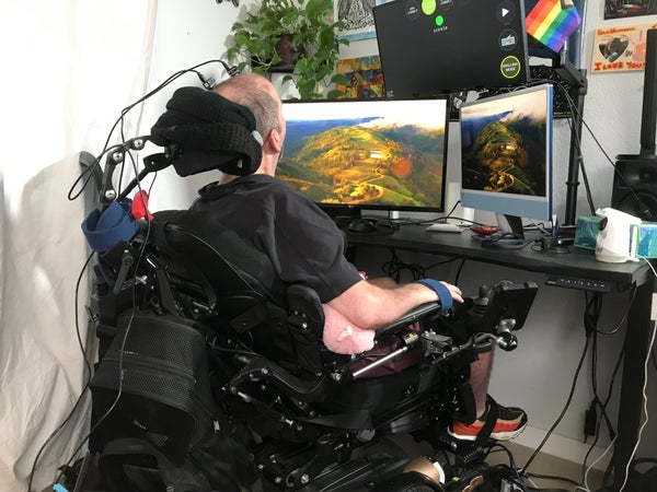 New technology in brain-computer interfaces helps patients with amyotrophic lateral sclerosis regain their language abilities.