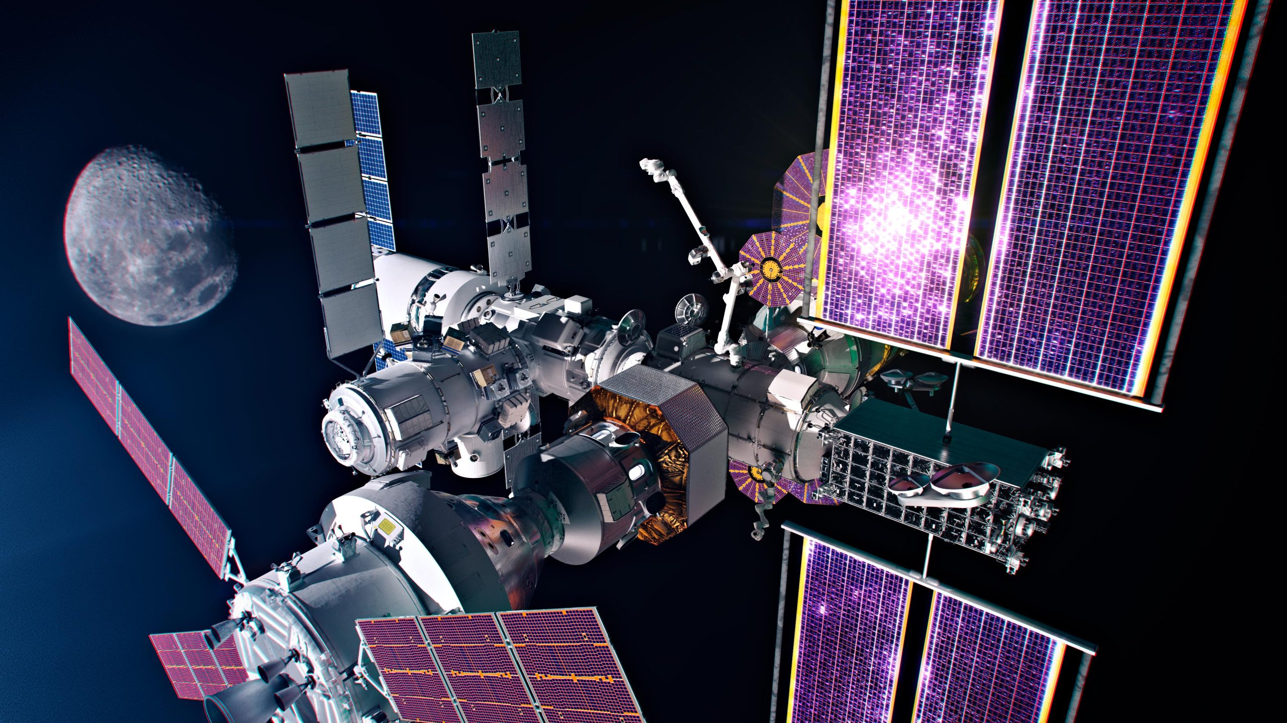 NASA's Lunar Space Station Gateway: Powered by Advanced Solar Technology