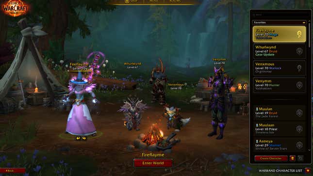 World of Warcraft Introduces Streamlined Warband System