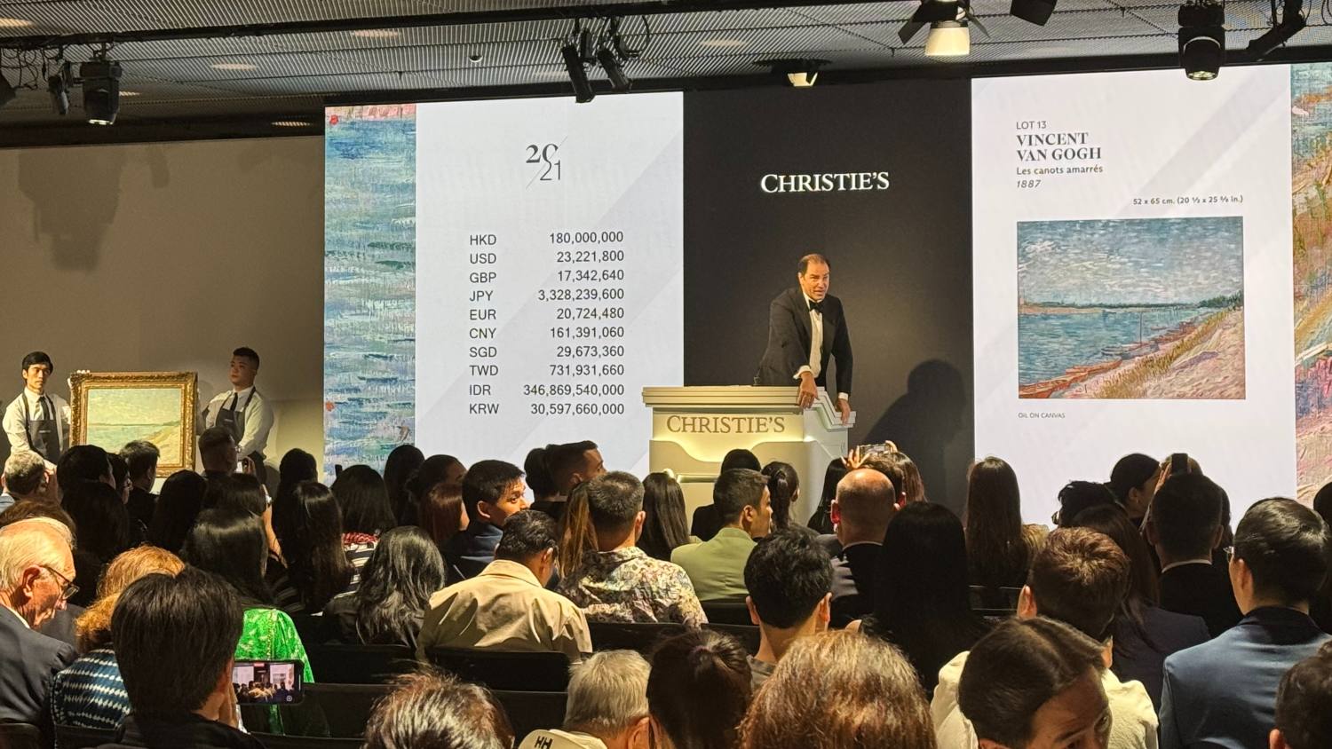 Van Gogh's 'Les Canots Amarrés' Sells for $27.6m at Hong Kong Christie's Auction