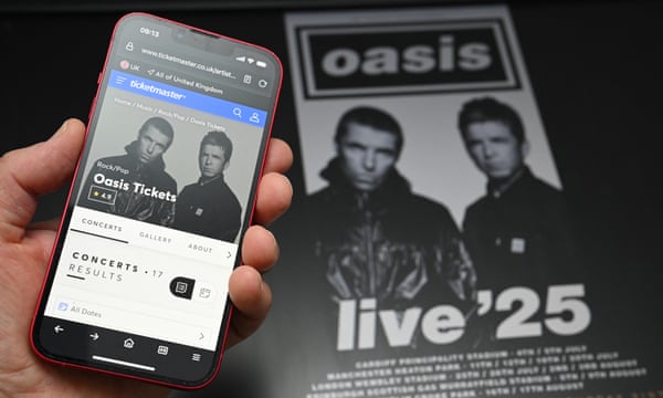 Oasis Reunion Tour Tickets Scalped for Thousands on Resale Sites