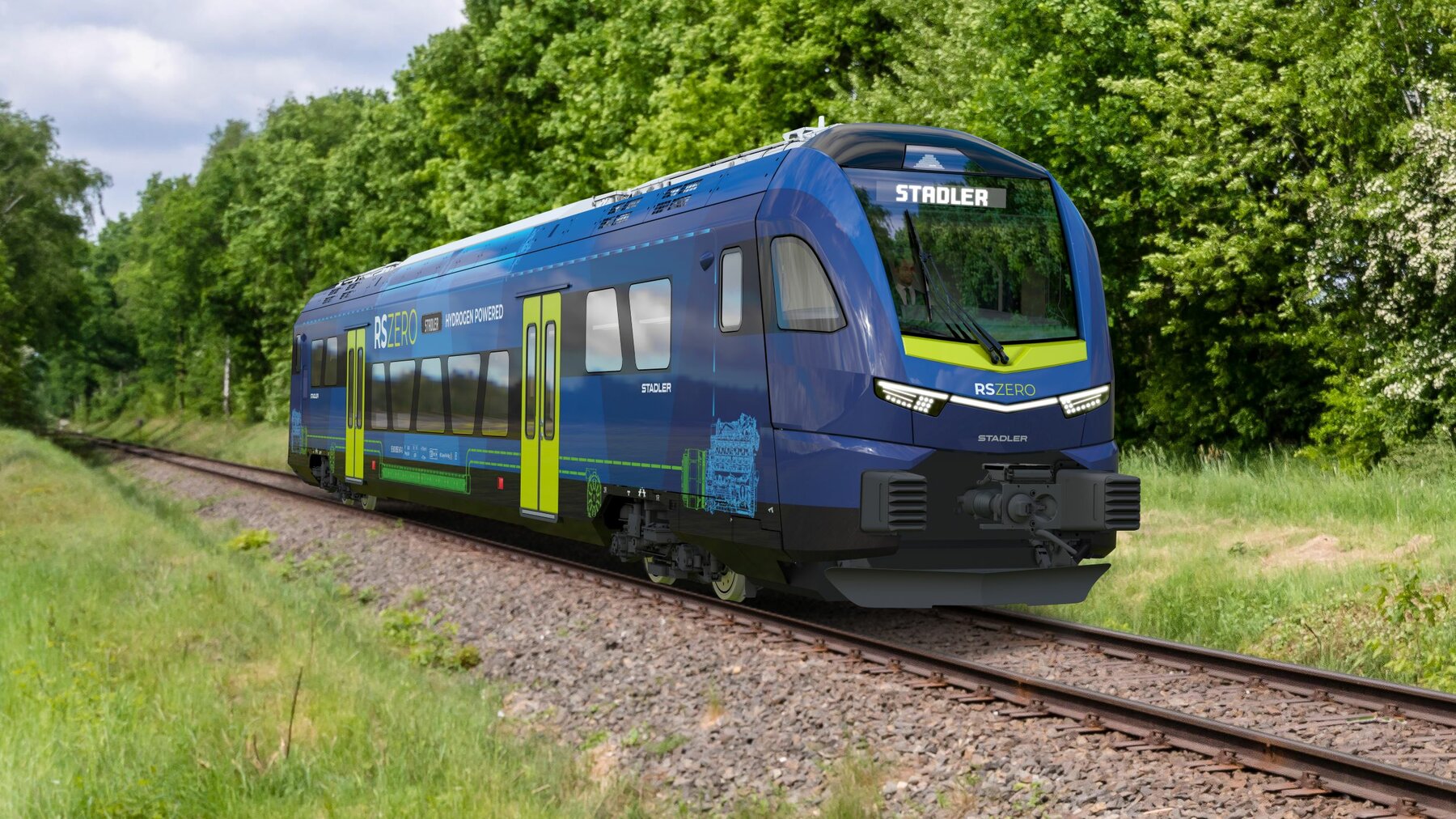 Stadler Unveils World's First Dual-Mode Hydrogen-Electric Train ...