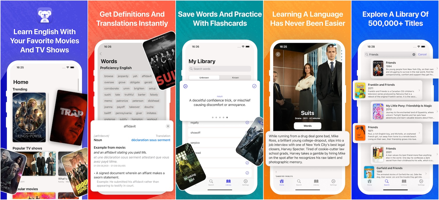 Wordy App Enhances Vocabulary Learning Through Movies and TV Shows