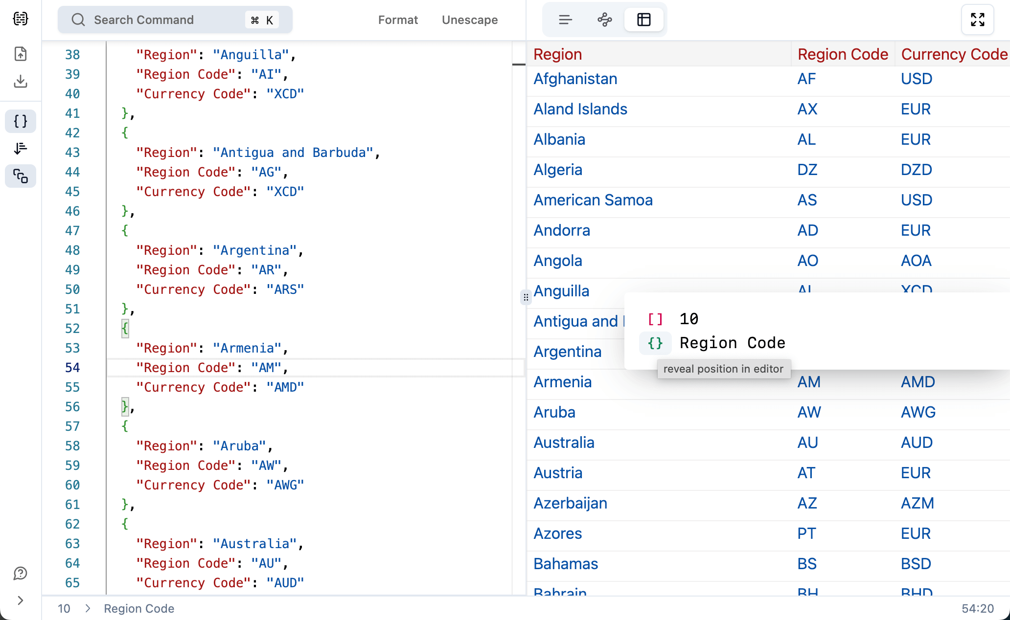 JSON For You: An All-in-One Online Tool for JSON Data Visualization and Processing