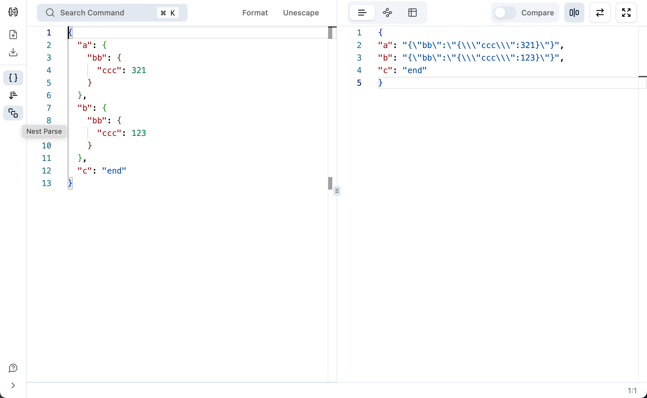 JSON For You: An All-in-One Online Tool for JSON Data Visualization and Processing