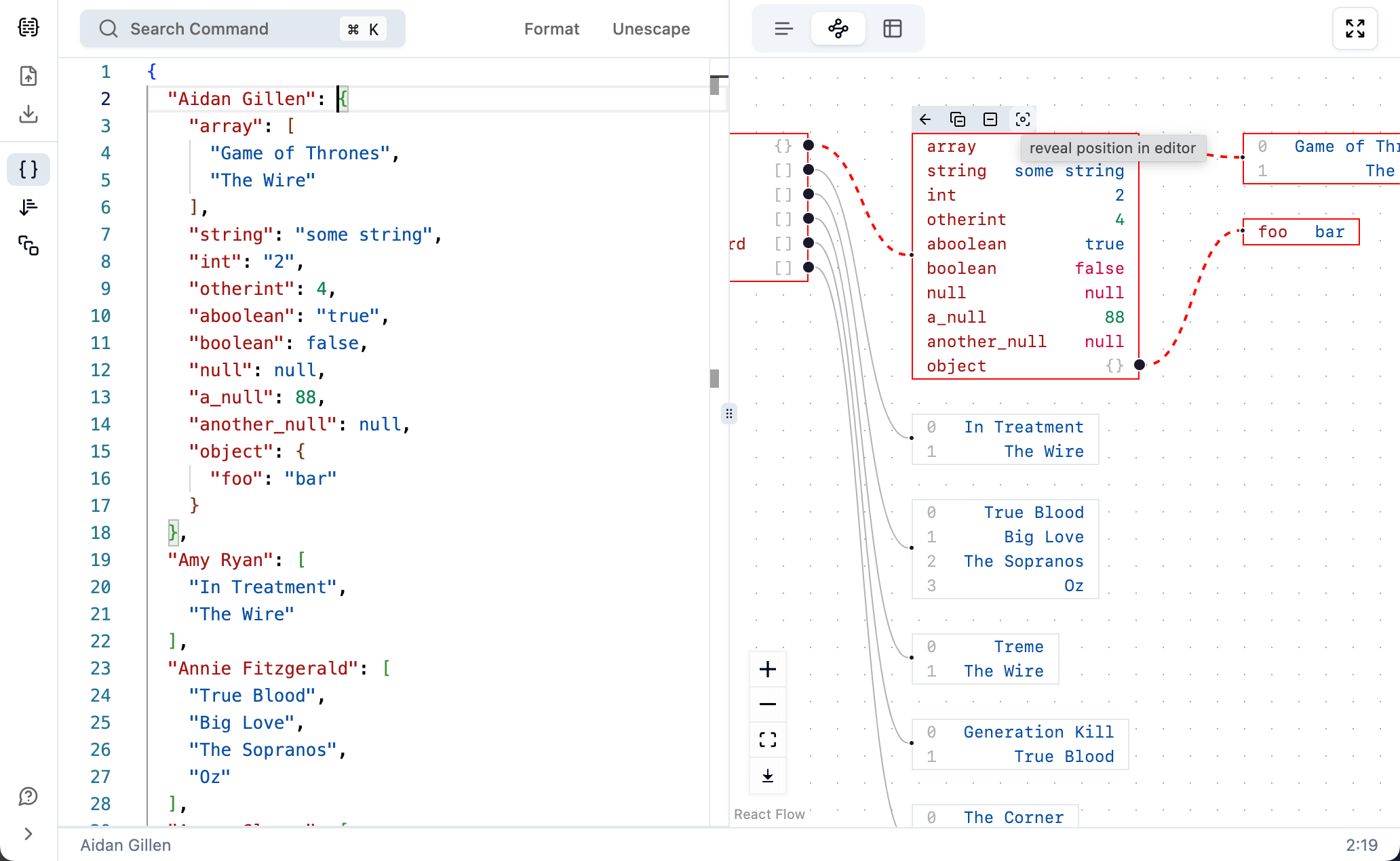 JSON For You：一站式在线 JSON 数据可视化与处理工具