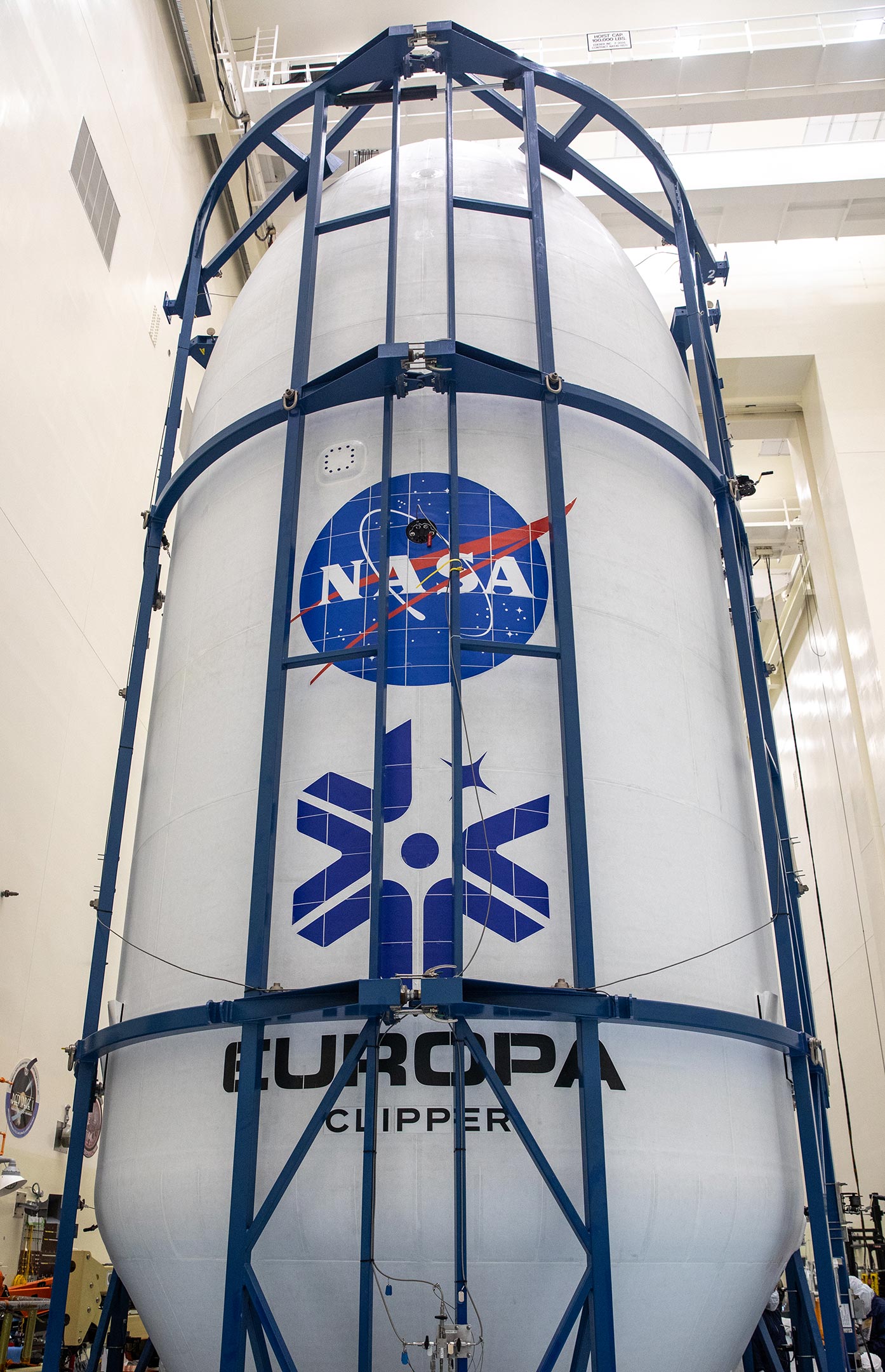 NASA's Europa Clipper Moves to SpaceX Hangar for Upcoming Launch